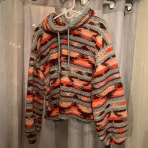 Sherpa crop top